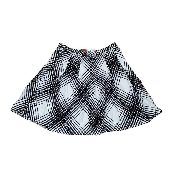 Talbots Dresses & Skirts - Talbots Petites Office Siren Courtcore Pleated A-Line Mini Skirt Black White